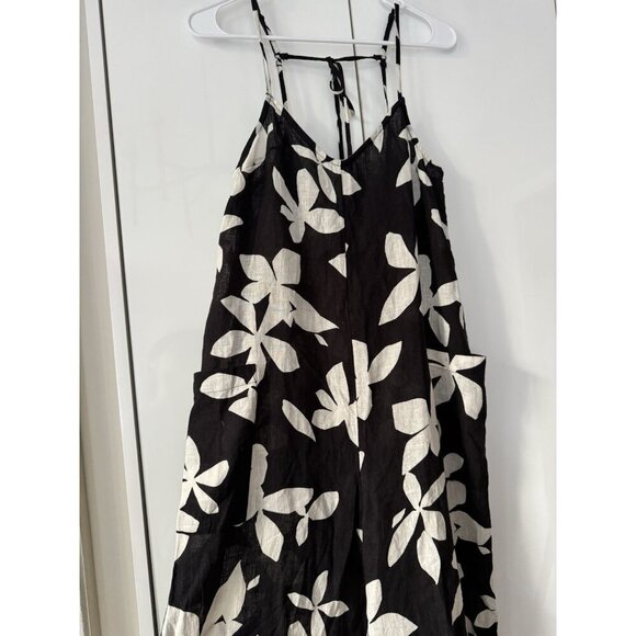 NWT Size S - Anthropologie Linen floral Jumpsuit (NWT US$ 118) - Picture 7 of 15